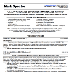Sample resume for telecommuting jobs